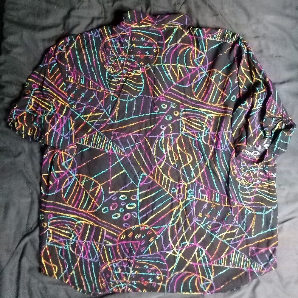 Vintage Basic Editions Abstract Geometric Hawaiia… - image 5